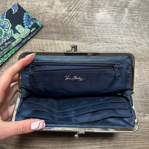 Vera Bradley Blue Rhapsody Wallet & Check Book Holder - Picture 4 of 5